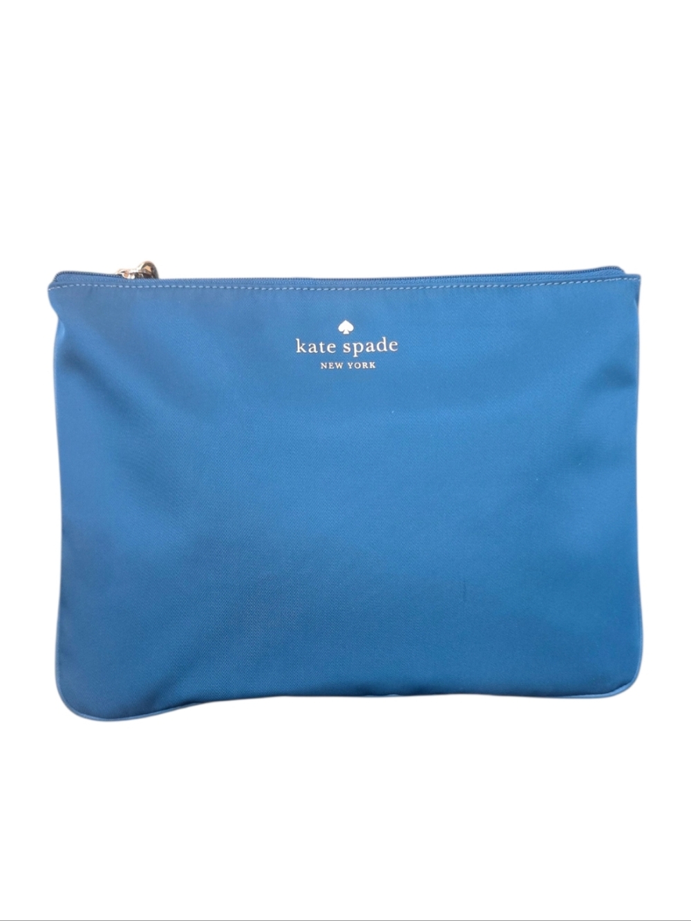 Kate Spade Chelsea Teal Green Nylon Wristlet Pouch